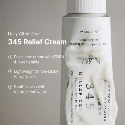 Dr. Althea 345 Relief Cream 50ml – Soothing Barrier Repair Gel-Cream for Acne-Prone & Sensitive Skin