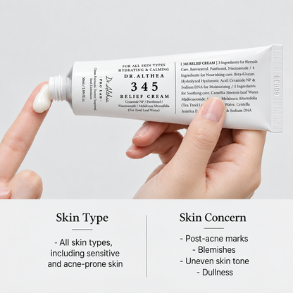 Dr. Althea 345 Relief Cream for Acne-Prone Skin