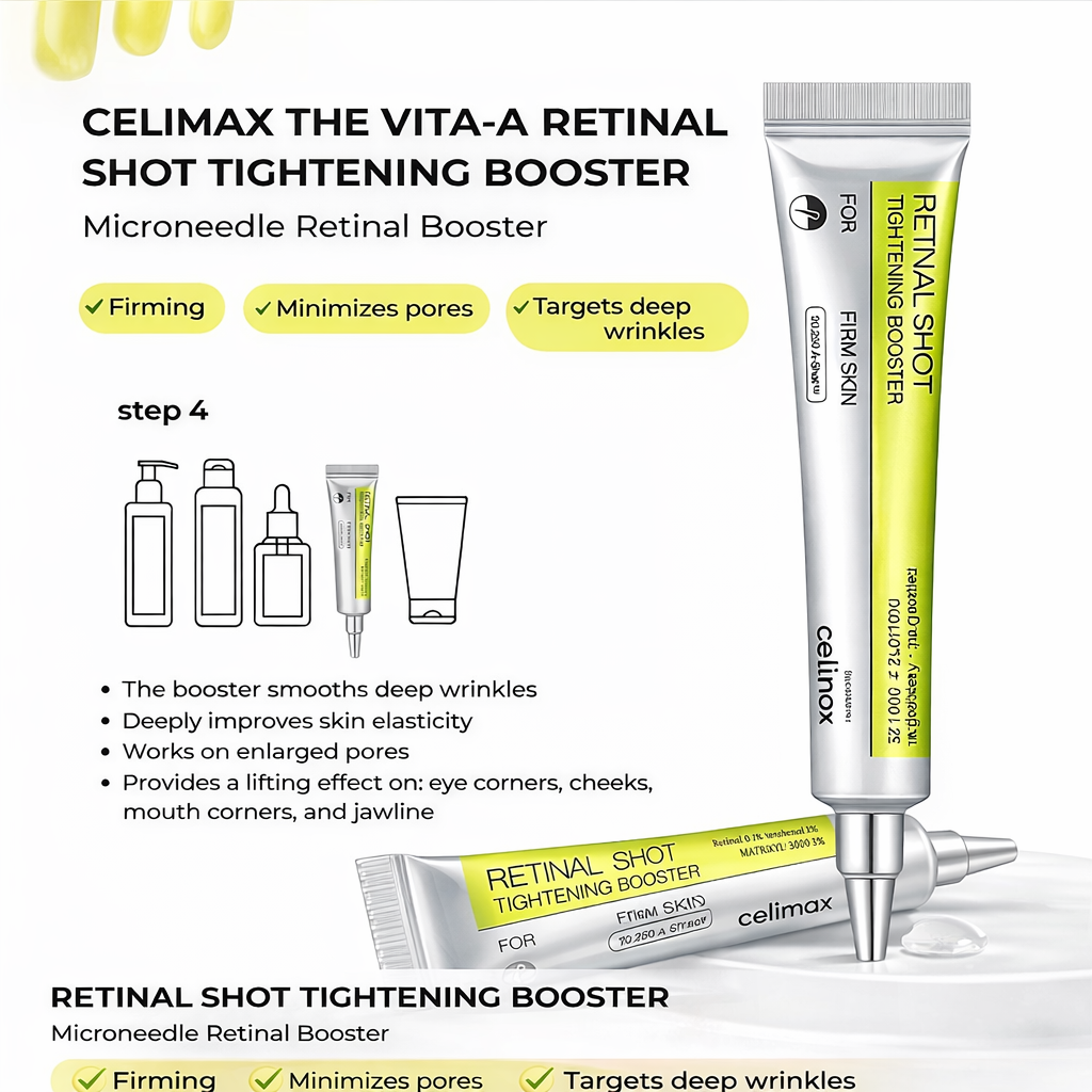Celimax Retinal Shot Tightening Booster - Anti-Aging Korean Cream | Imported from Korea