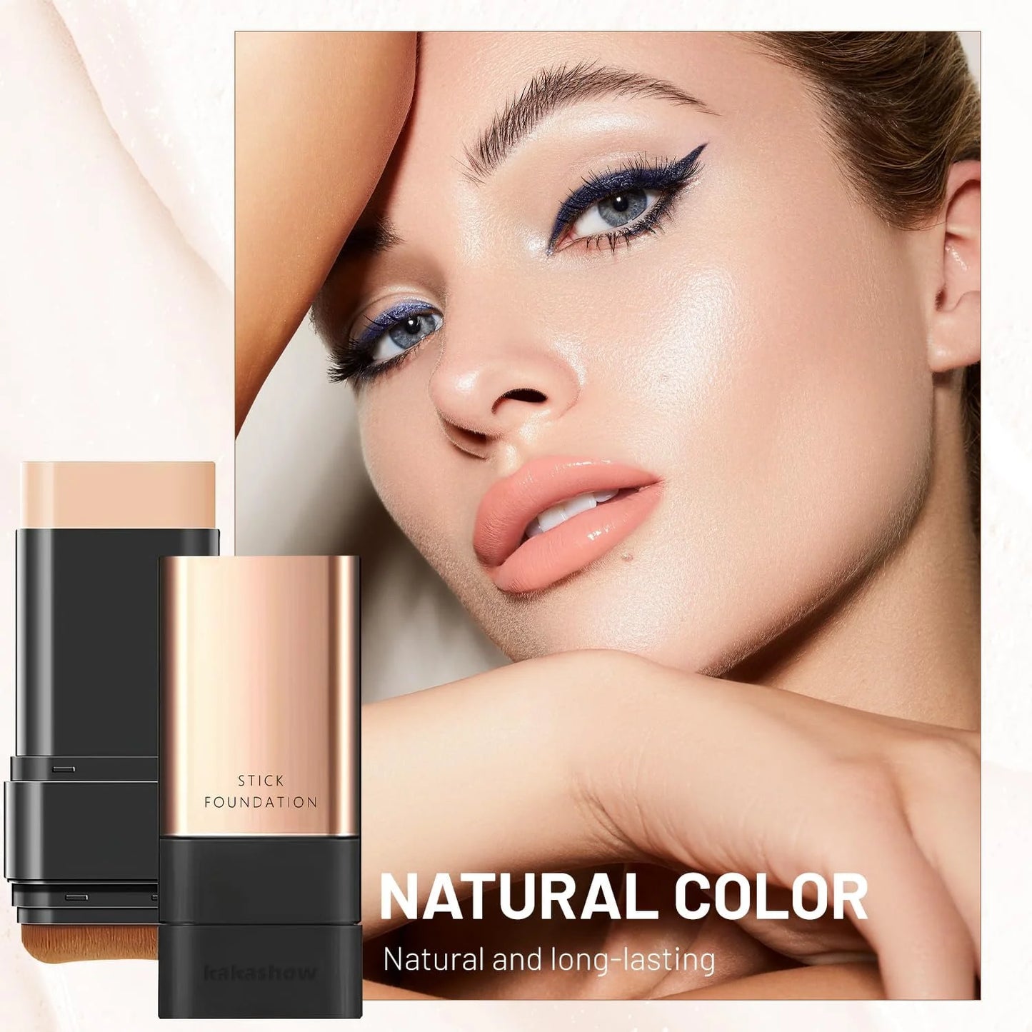 2-in-1 dual action Foundation Stick™