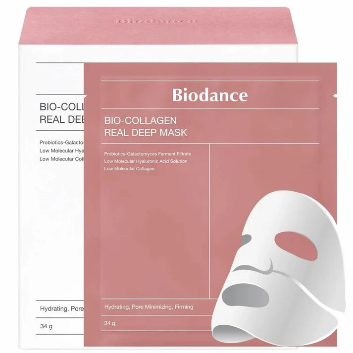 Bio-Collagen Real Deep Hydration & Pore-Tightening Mask | Imported from Korea